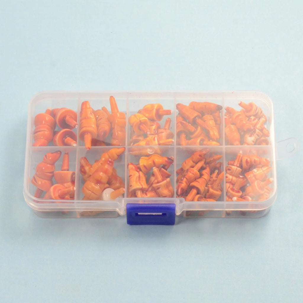 70 Pieces Snowman Noses Mini Toys Making Materials C4801