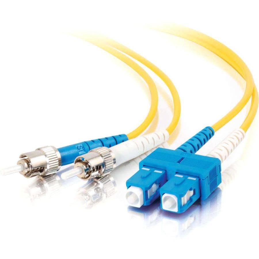 15m SC Duplex Singlemode Fiber Optic Cable Yellow O32803