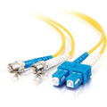 15m SC Duplex Singlemode Fiber Optic Cable Yellow O32803