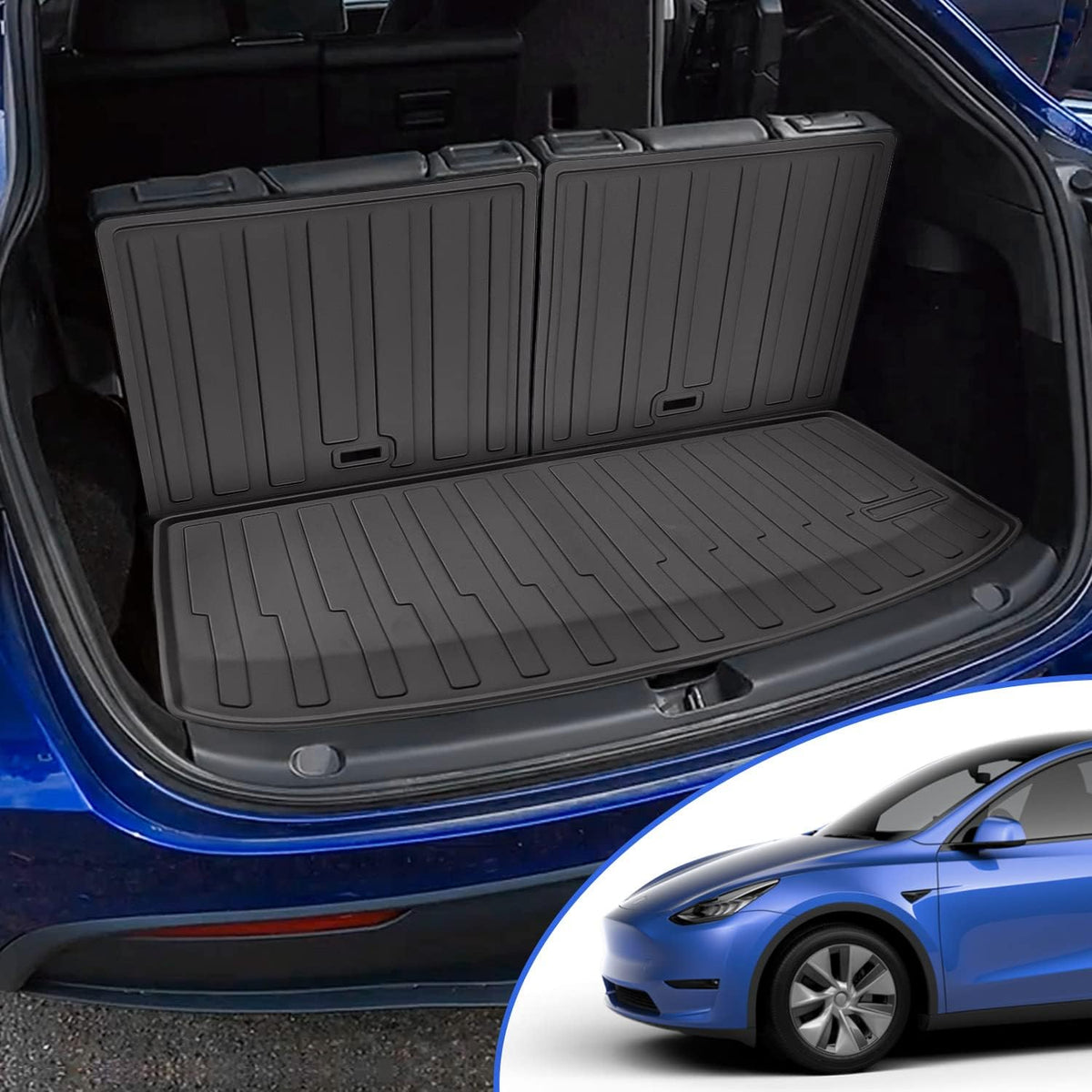 3 PCS Trunk Mat Cargo Liners for Tesla Model Y 5-Seater U987852