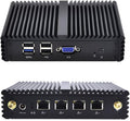 Mini PC with 4 LAN Ports, 8GB RAM 128GB SSD W9583
