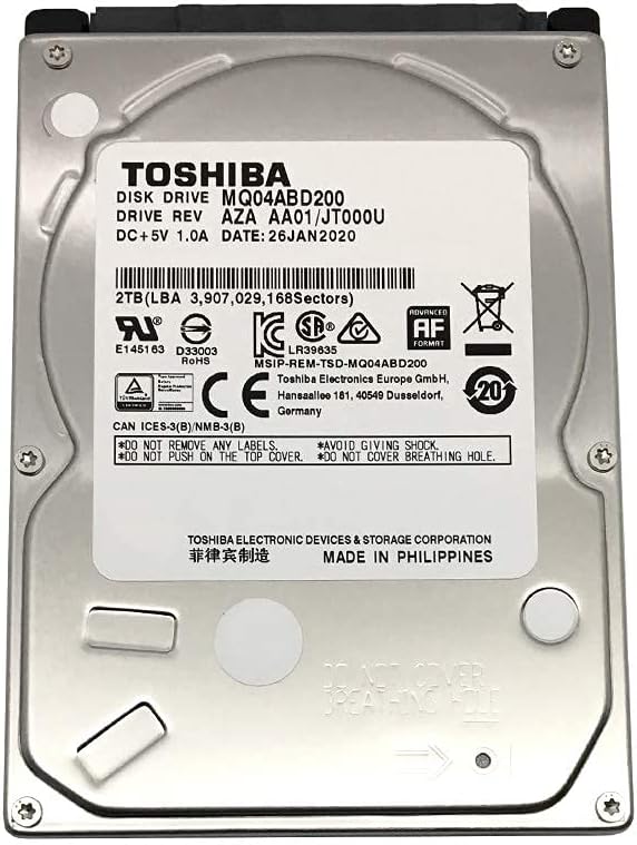 2TB 5400RPM SATA 2.5inch Hard Drive U9948