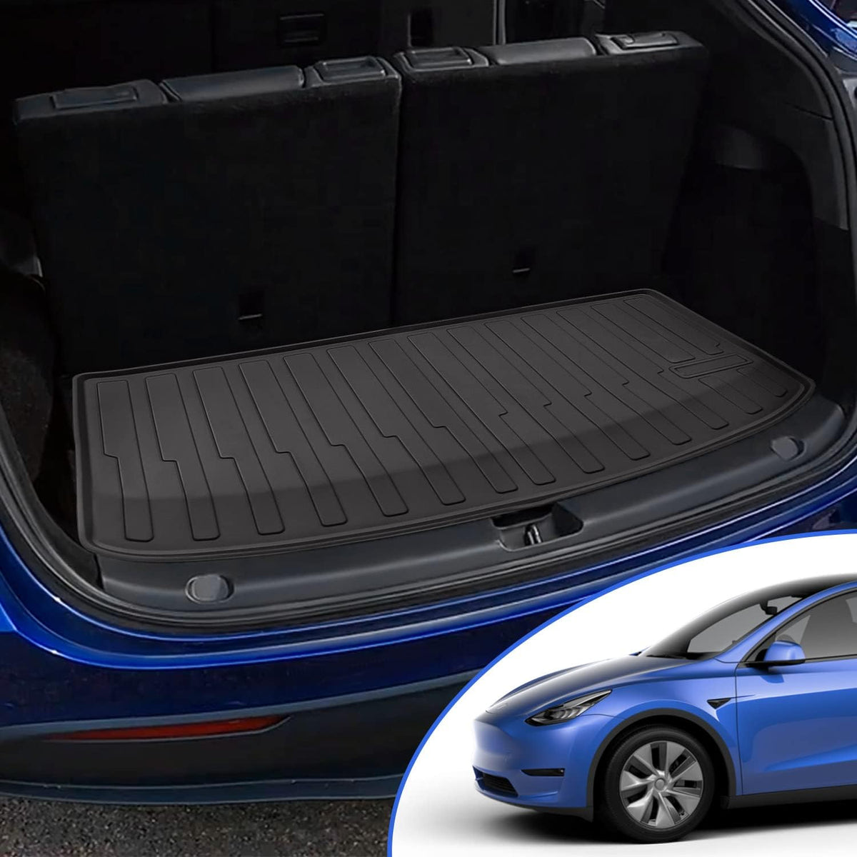 3 PCS Trunk Mat Cargo Liners for Tesla Model Y 5-Seater U987852