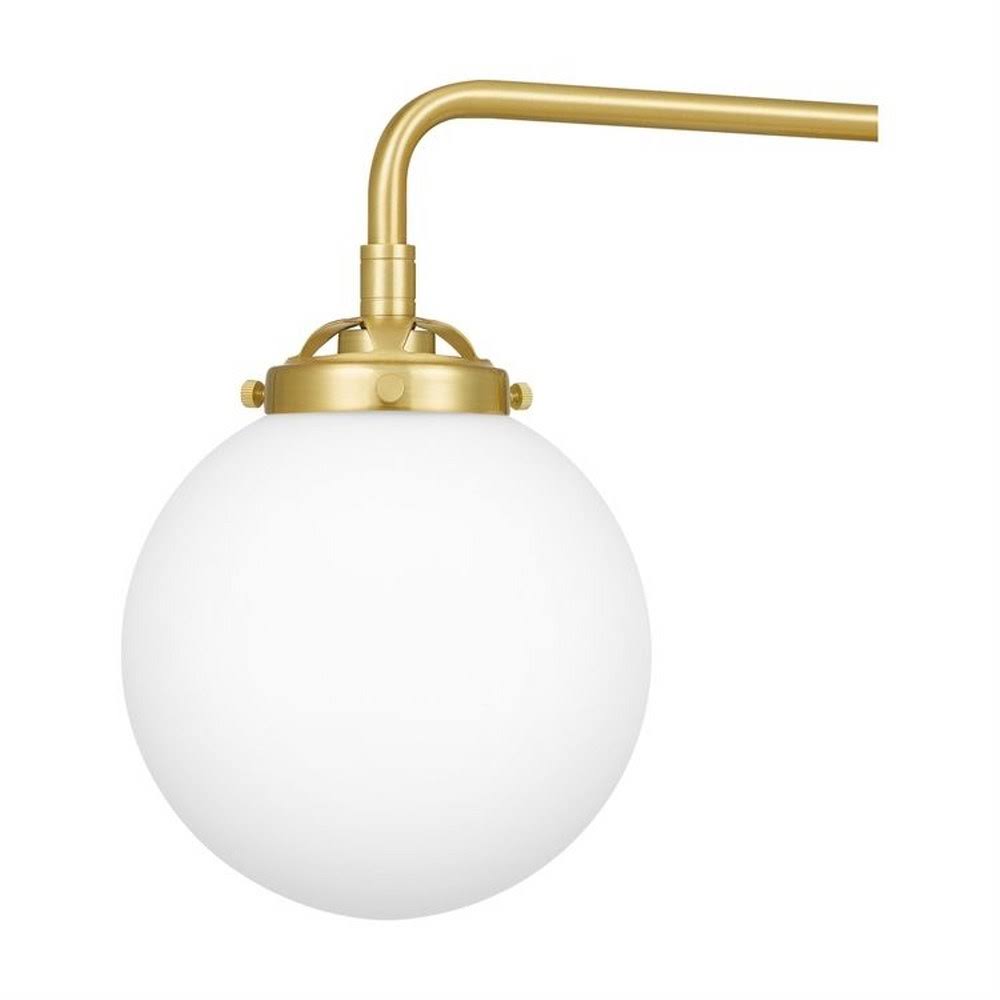 Satin Brass 4 Light Bath Vanity with Opal Etched Glass L63934