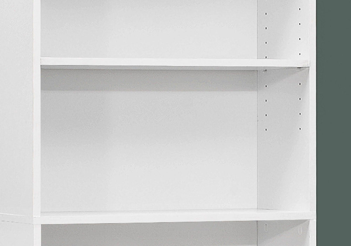 White 5 Shelves Bookcase E619034