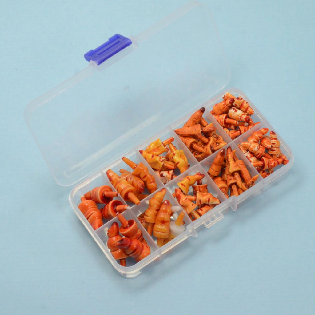 70 Pieces Snowman Noses Mini Toys Making Materials C4801
