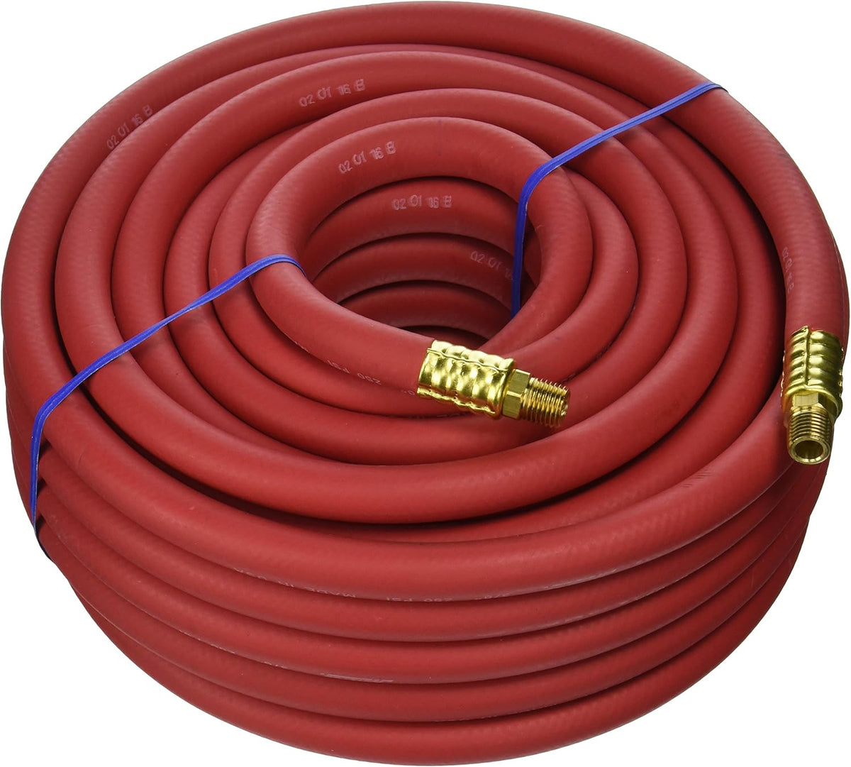 50 Foot EPDM 3/8" ID Rubber Air Hose Pack of 2 P784