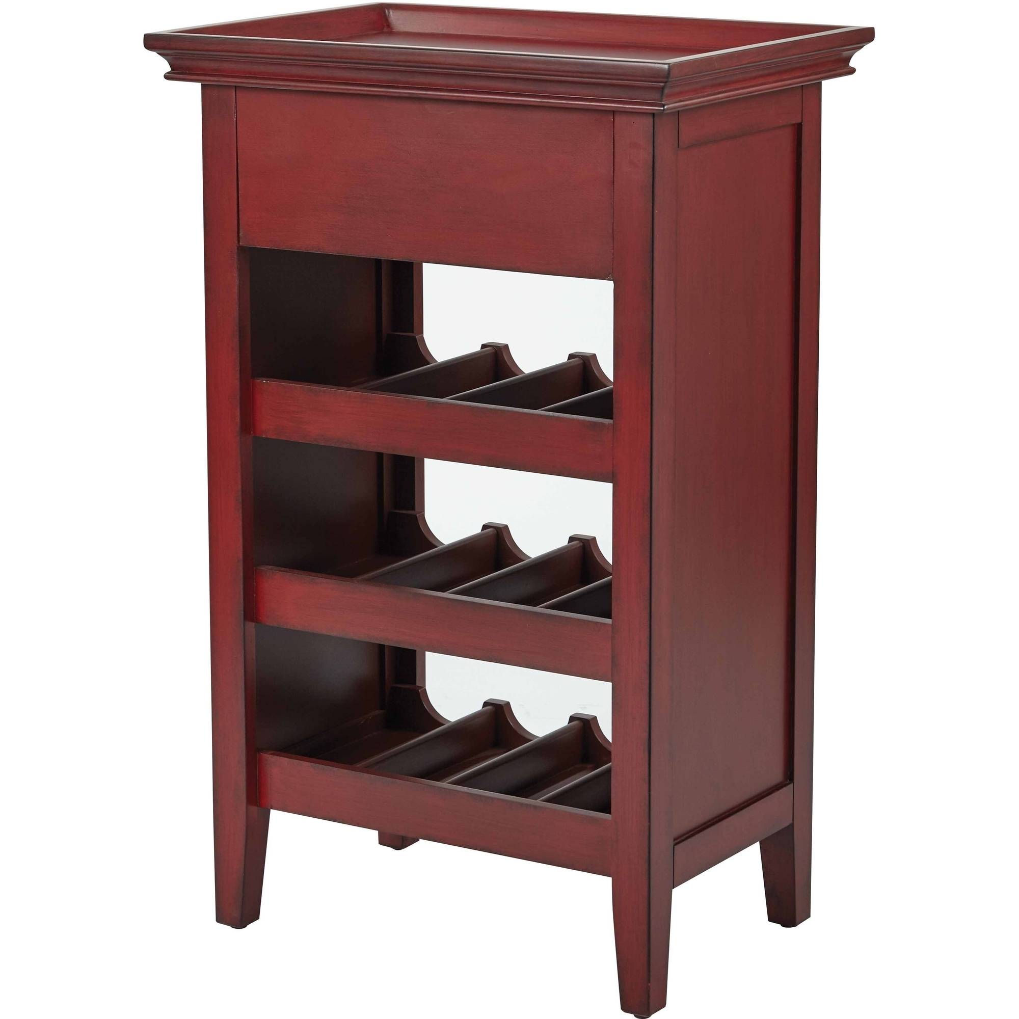 Vintage Wine Finish Wine Cabinet F8044