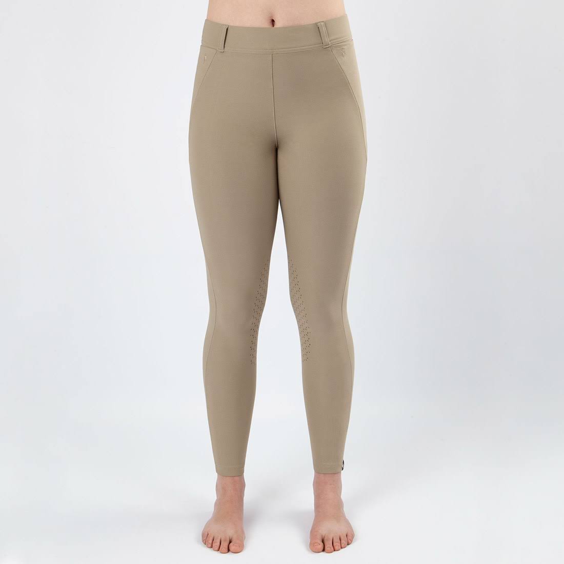 Classic Tan Knee Patch Tights V84226