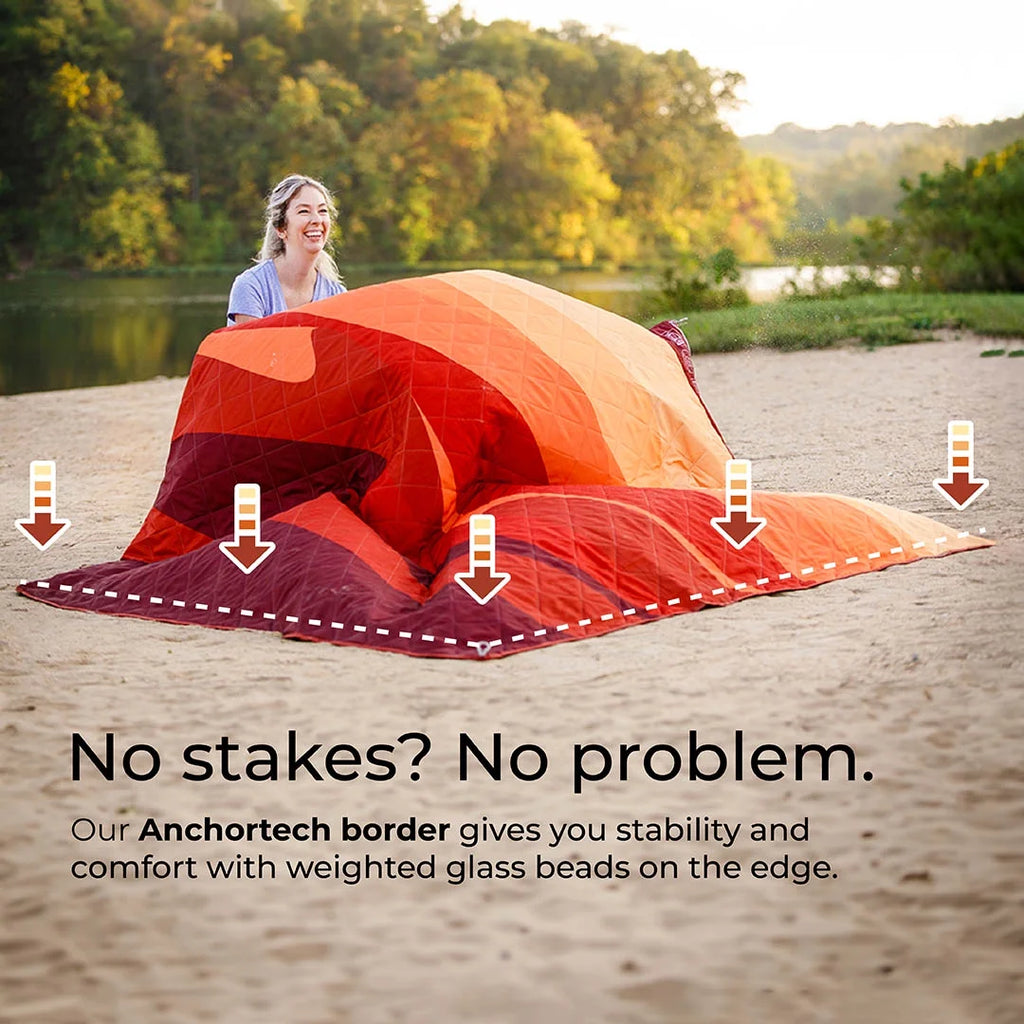 Orange Tent Blanket E86508