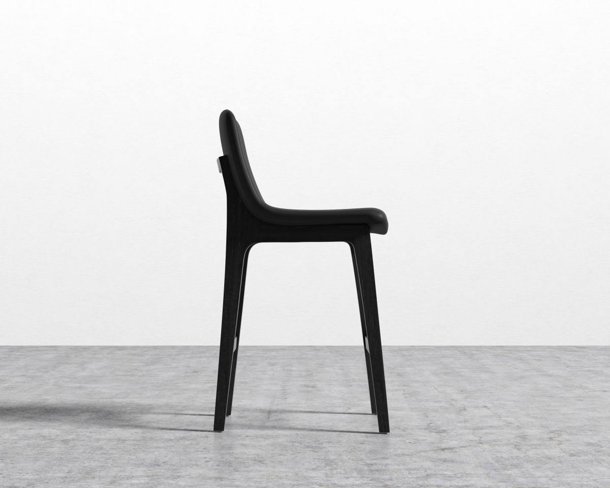 Natural Monaco Black Counter Stool A457375