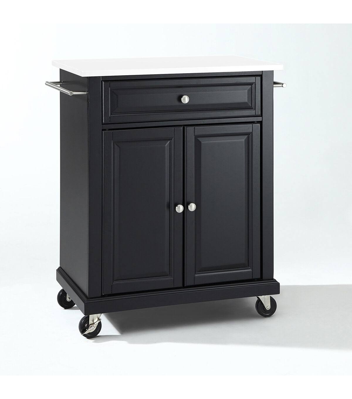 Cherry Granite Top Kitchen Cart Y846240
