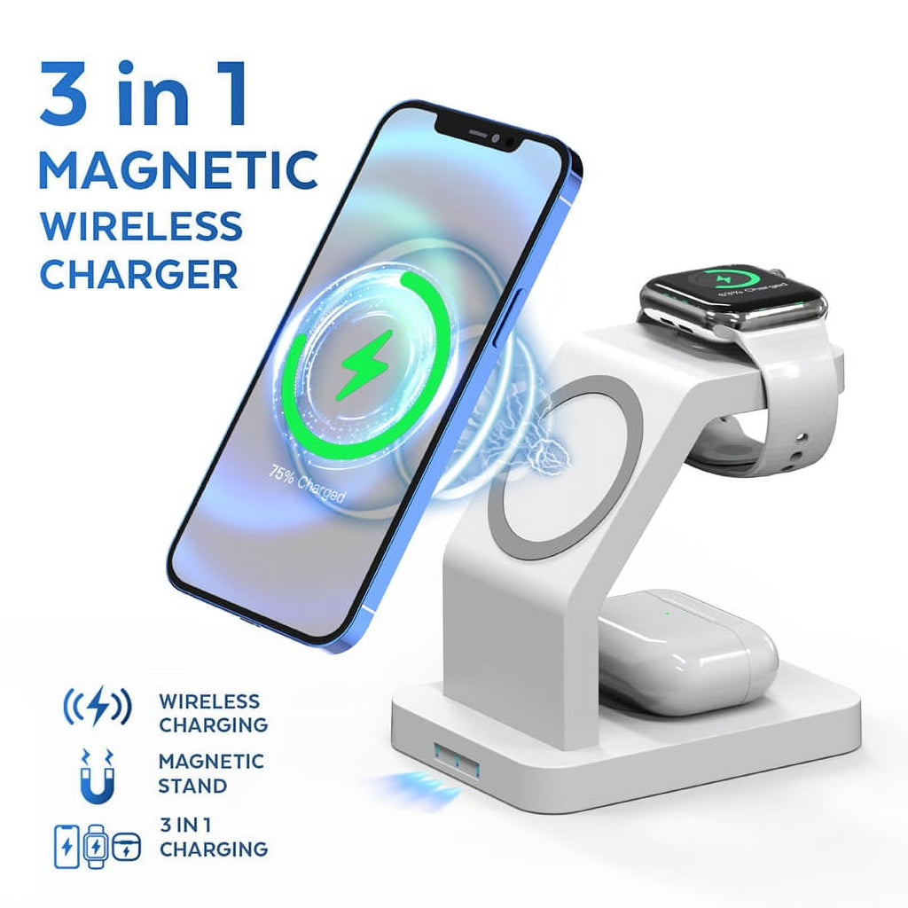 3 in 1 Magnetic Wireless Charger Stand H1911