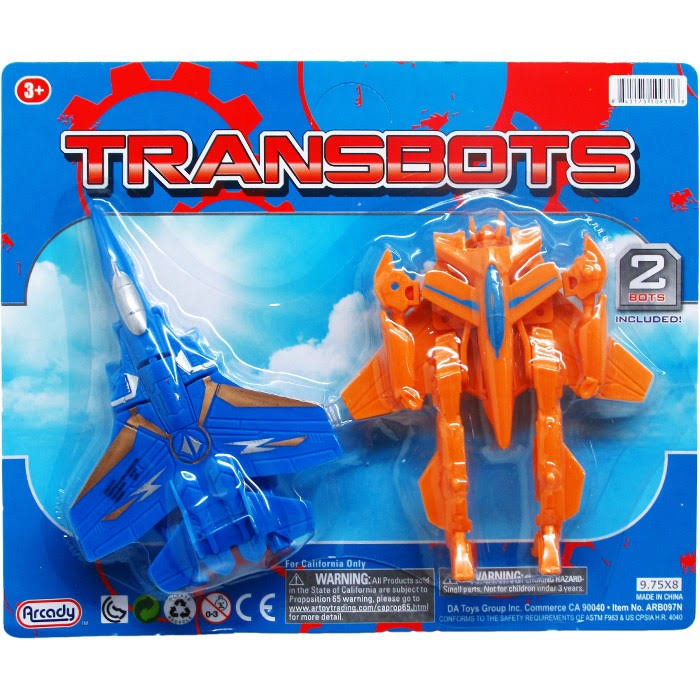 2-Piece 5 and 6x22 Assorted Transbots Robot - Case of 48 X250832