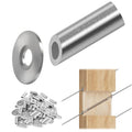40Pack 1/8 Angle Protector Sleeve Cable Railing Kit 30 Degree T316 Stainless Steel D374845