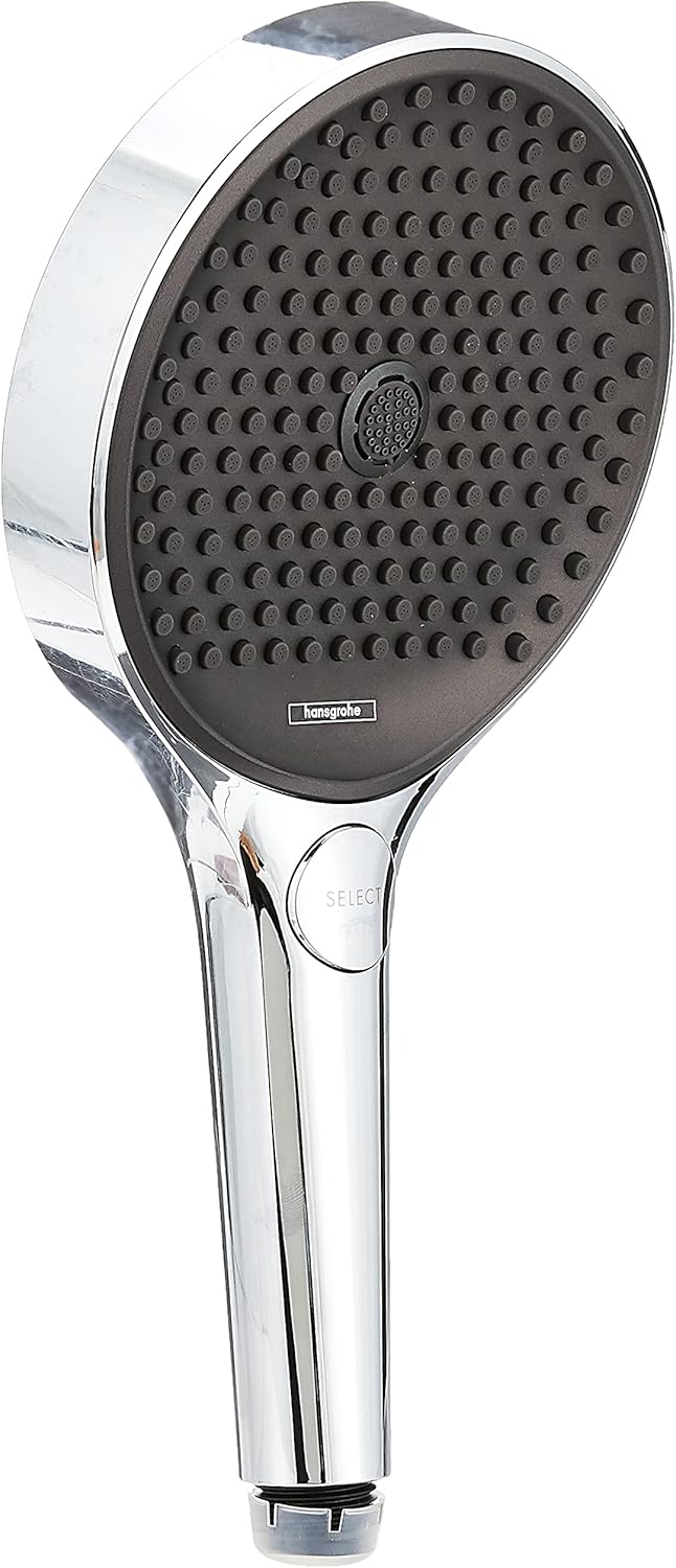 Matte White 5-inch 3 Spray Handshower Set with Hose, 2.5 GPM O50361