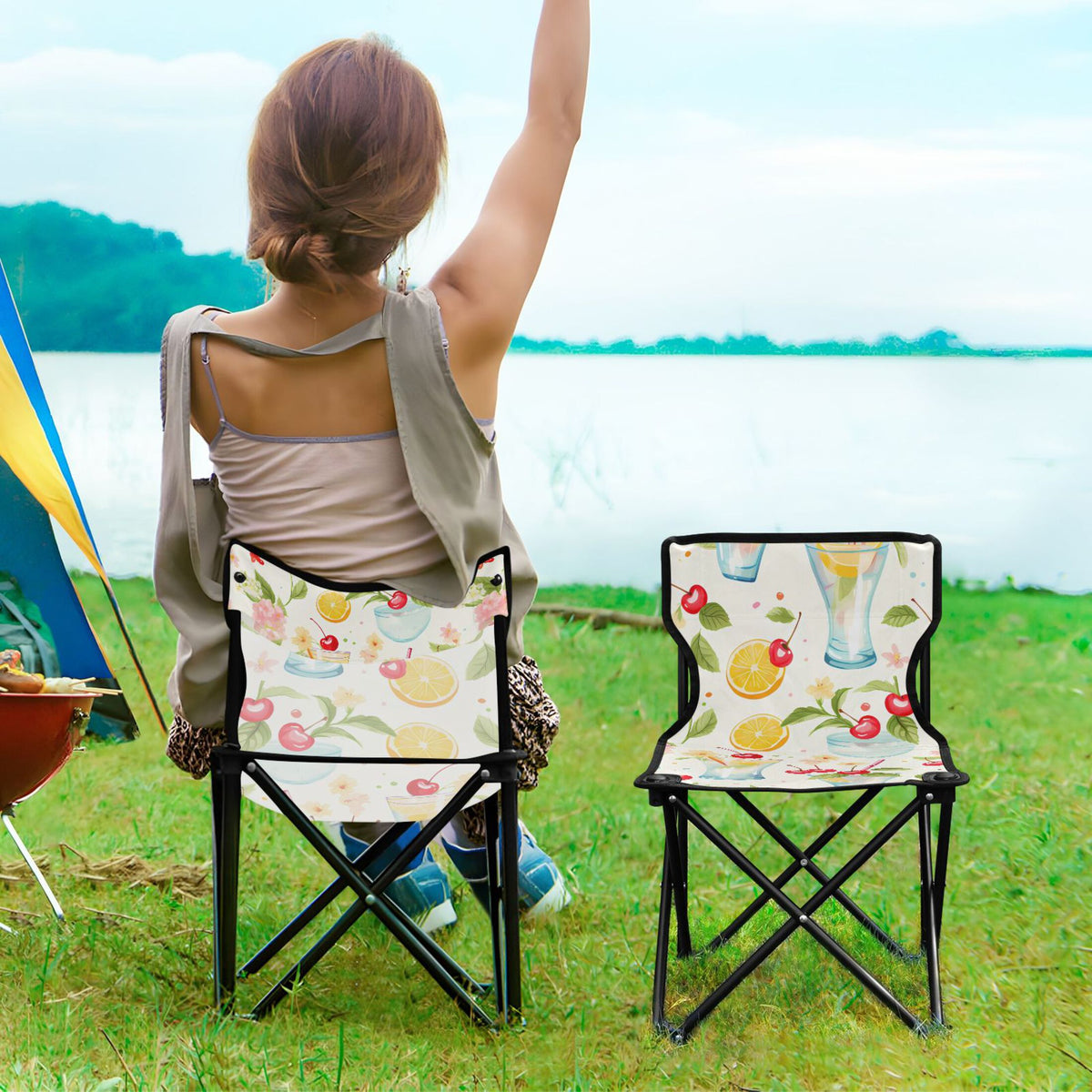 Portable Camping Folding Chair with Carry Bag M728