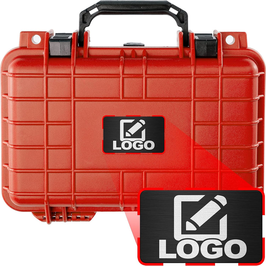 Black Waterproof Hard Case with Foam 11.6 Inch 8.3 Inch 3.8 Inch W237518