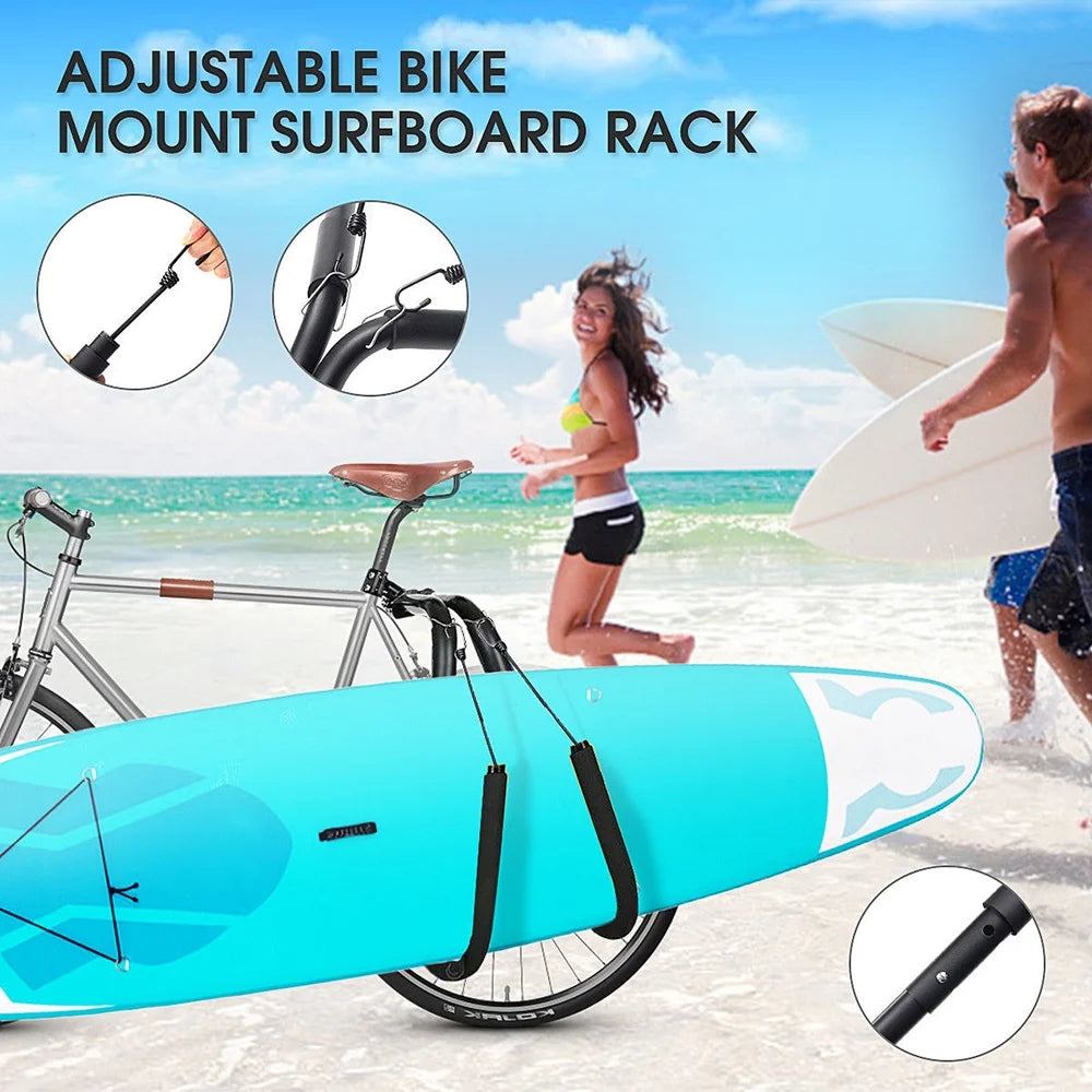 Surfboard Bicycles Carrier Rack Bike Skimboard Kiteboard Holder R625