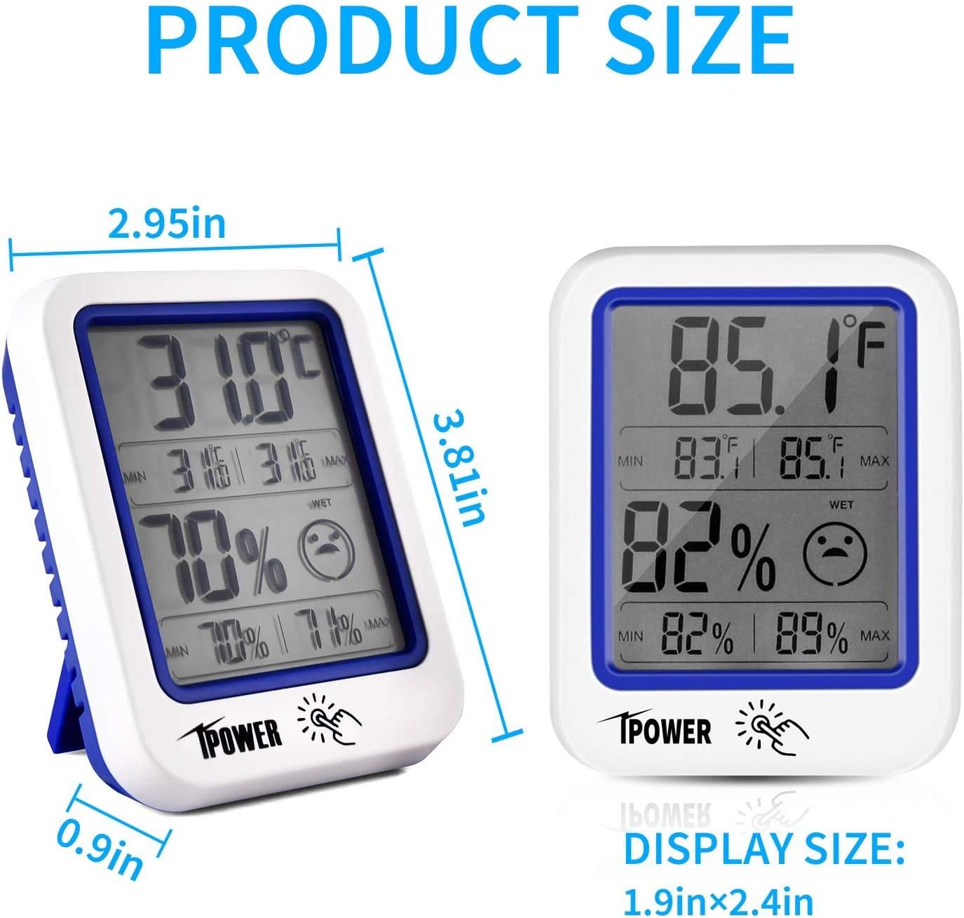 6 Inch 442 CFM Inline Duct Ventilation Fan with Carbon Filter, Variable Speed Adjuster, Digital Hygrometer Thermometer, 25 feet Vent Hose Combo, 1-Pair Rope Clip Hanger L797