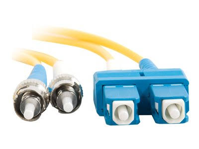 15m SC Duplex Singlemode Fiber Optic Cable Yellow O32803