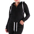 Slim-Fit Fleece Full-Zip Athletic Hoodie Jacket with Pocket T873279