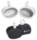 6x9" White Aluminum Wakeboard Tower Speaker Pods with Covers Y96038