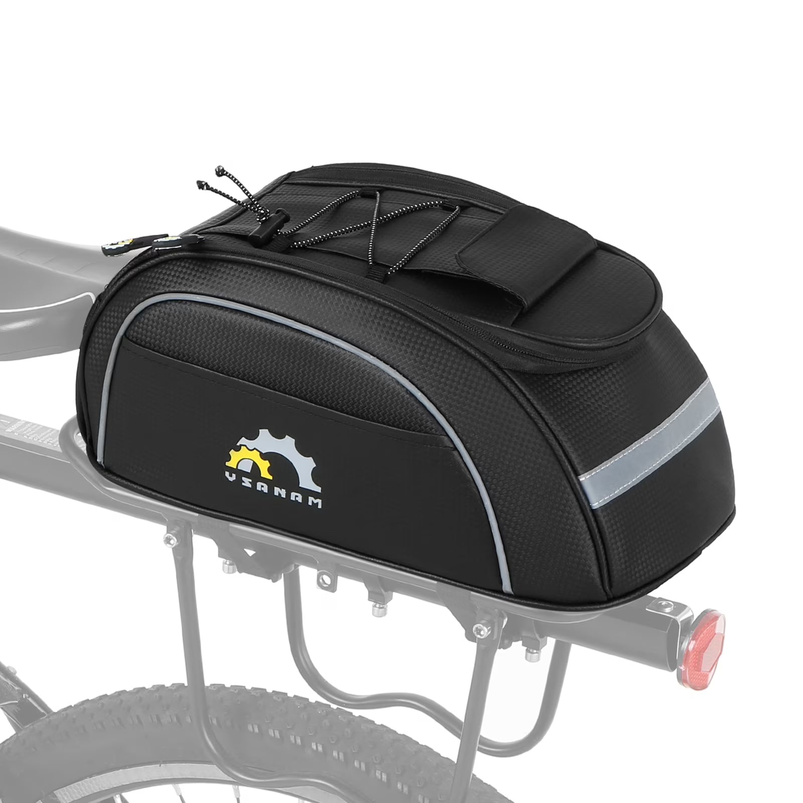 Waterproof Insulated Cooler Bag Bike Trunk Bag Pannier F485