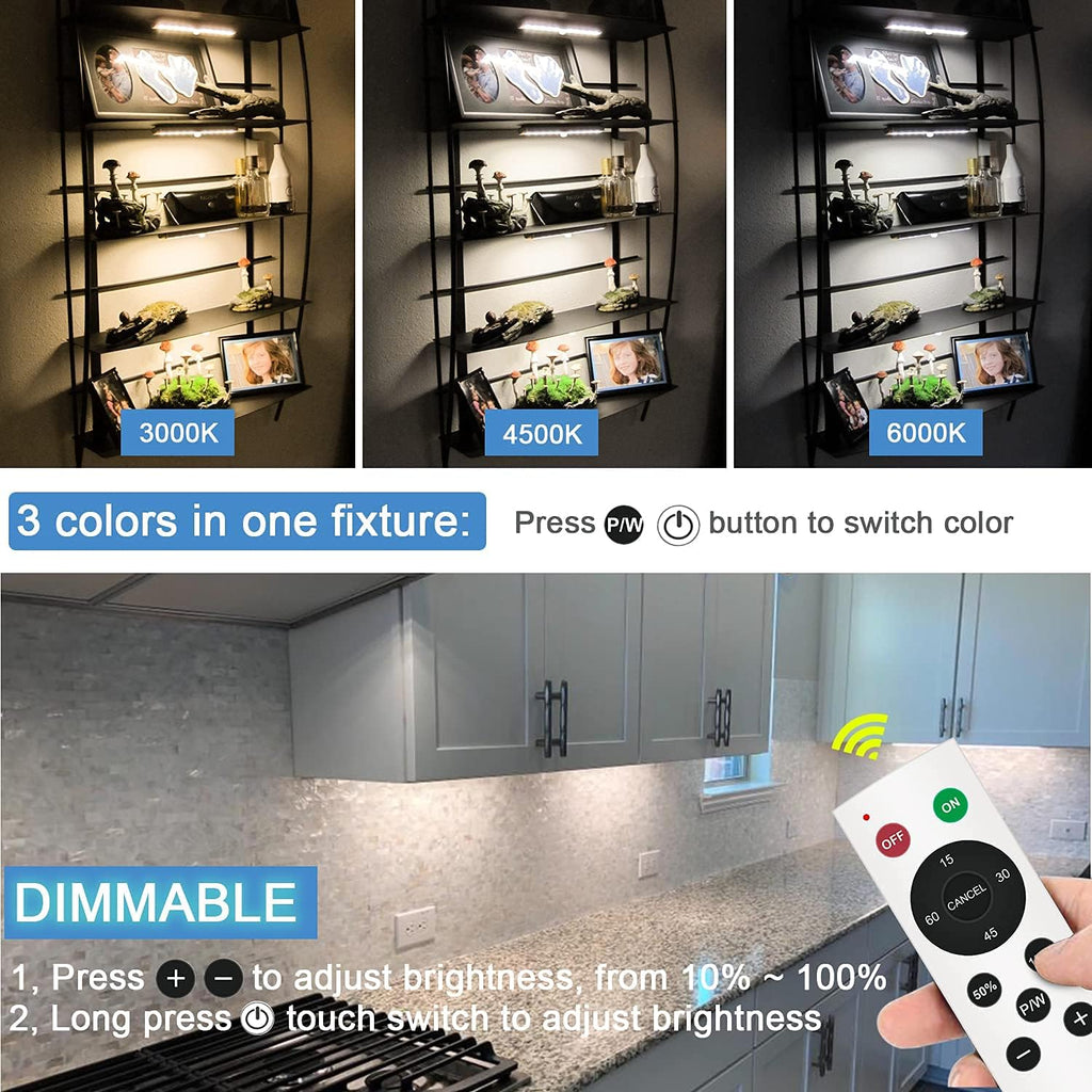 Rechargeable Touch Lights with Timer Dimmer 3 Colors H661493