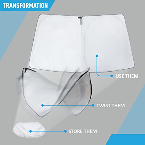 Windshield Sun Shade for BMW X3 2018-2024 W126290