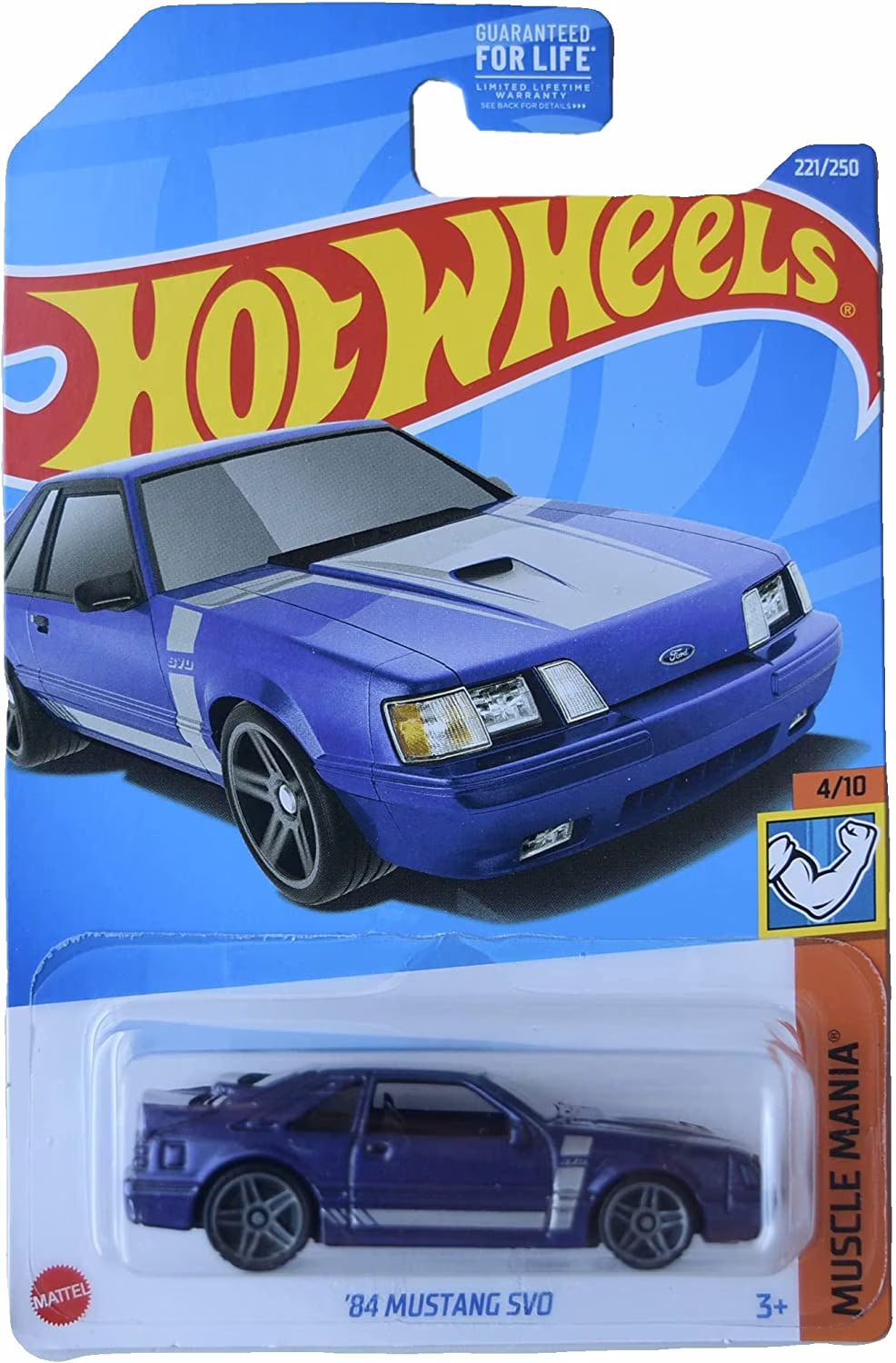 '84 Mustang SVO Purple Muscle Mania D401
