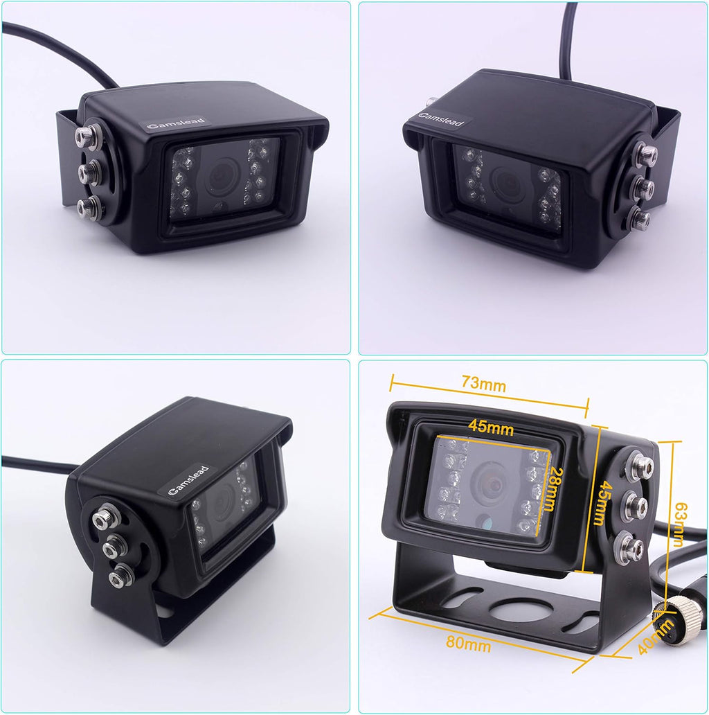 9 inch Quad Split Screen Heavy Vehicle Safety Camera System N17228