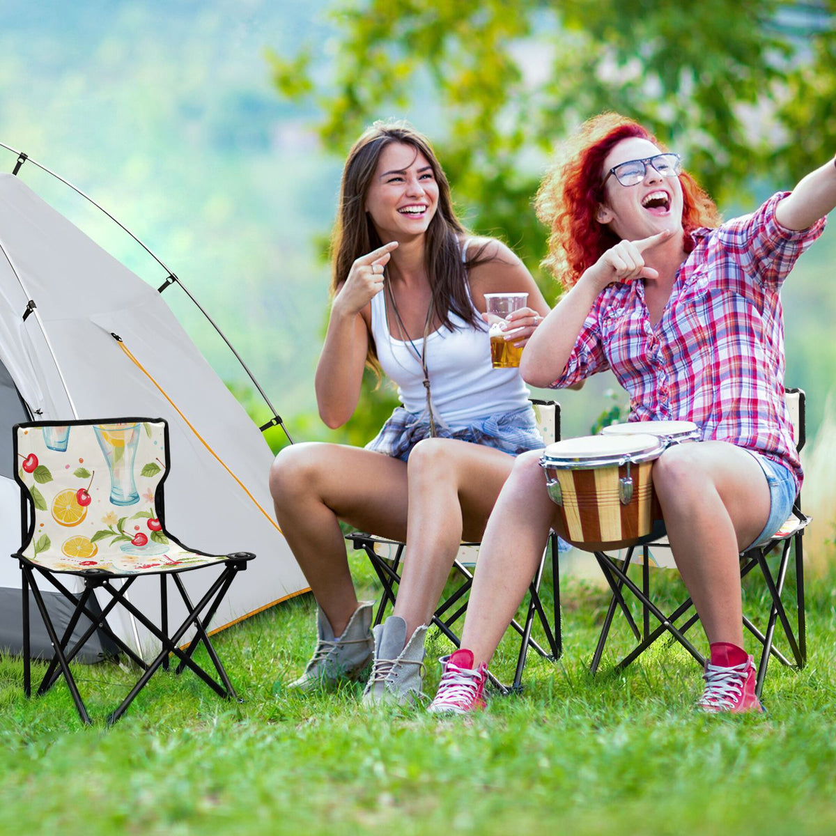 Portable Camping Folding Chair with Carry Bag M728