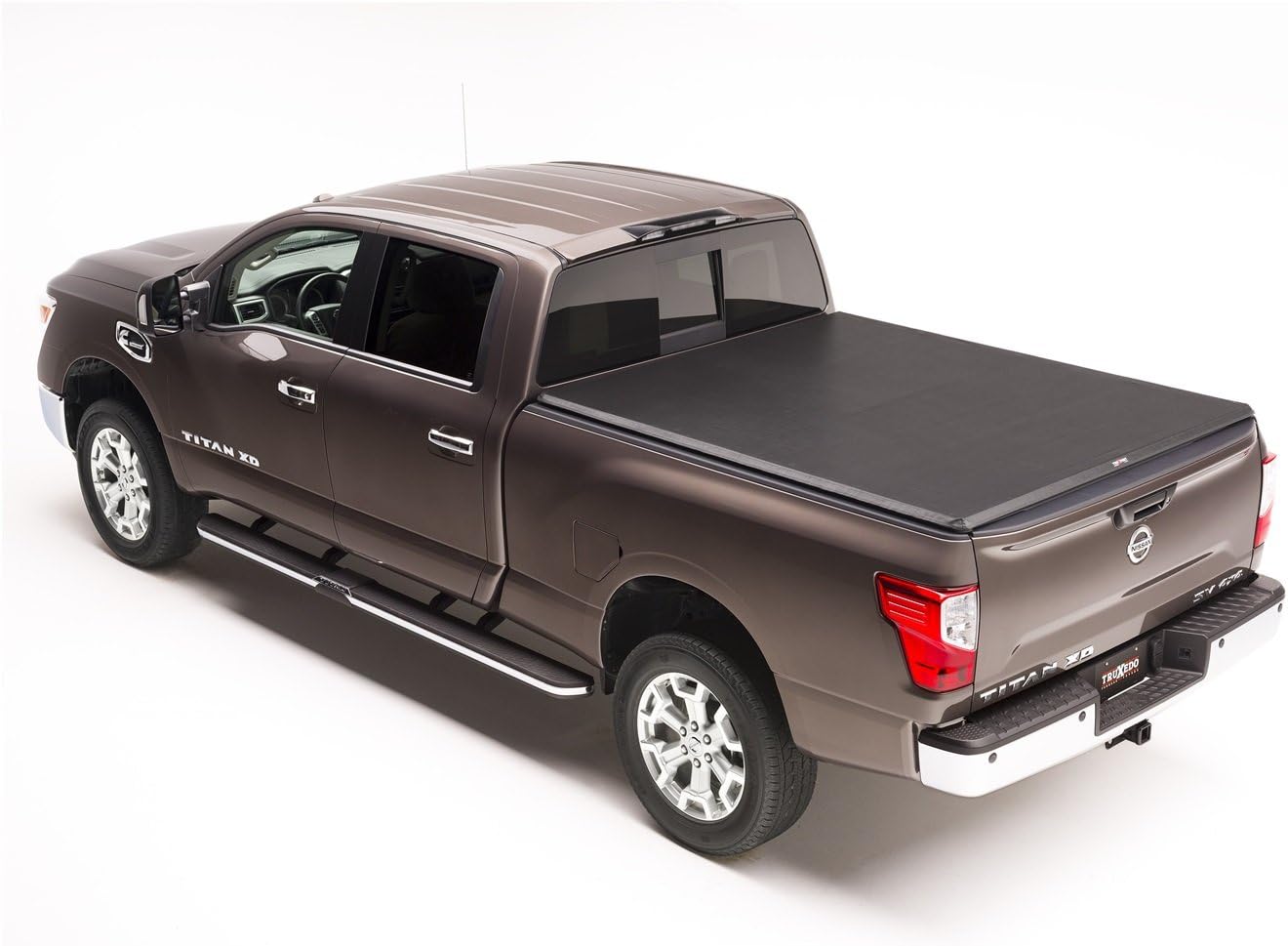 Soft Roll Up Truck Bed Tonneau Cover for Nissan Titan 5' 7" Bed U23984