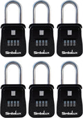 Combo Realtor Lockbox 4 Digit Combination Real Estate Lock Box, 6-Pack Pack of 2 A68715