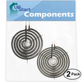 2-Pack 8 inch 6 Turns & 6 inch 5 Turns Surface Burner Elements L34651