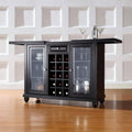 Vintage Mahogany Sliding Top Bar Cabinet Q954318