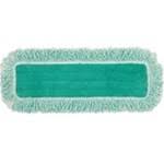 Green Microfiber Dust Pad with Fringe, 6/Carton M43076
