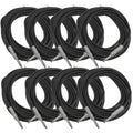 8 Pack 25 Foot TS 1/4 Patch Cables O7784
