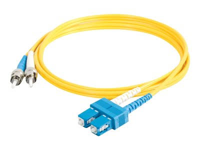 15m SC Duplex Singlemode Fiber Optic Cable Yellow O32803