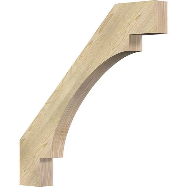 4x22W x 38x22D x 38x22H Douglas Fir Brace T7353