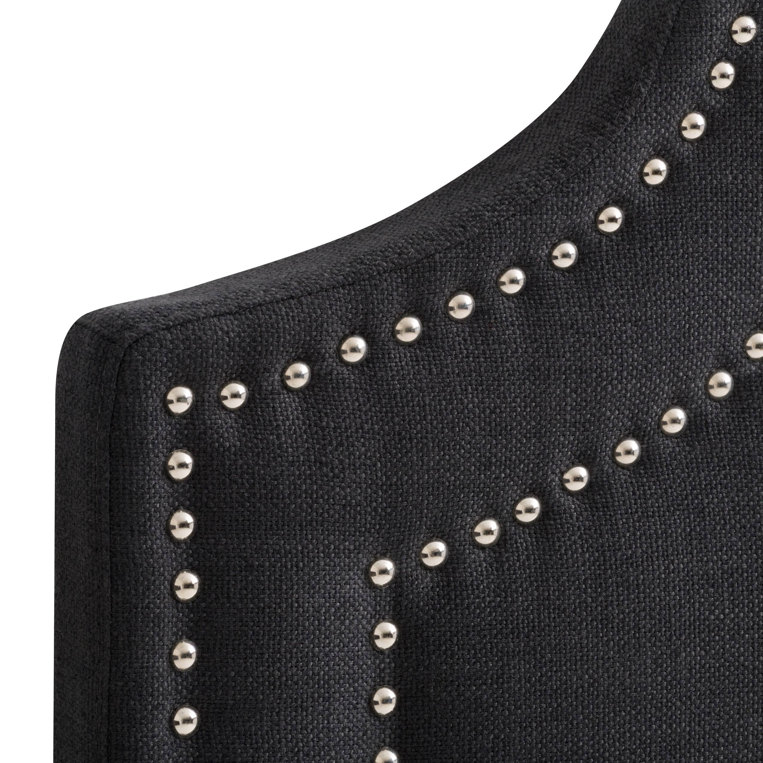 Navy Blue Button Tufted Headboard O1056