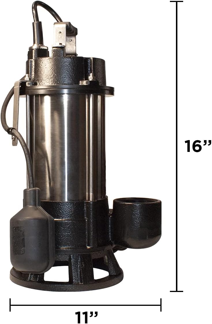 3/4HP Stainless Steel Sewage Grinder Pump G975387