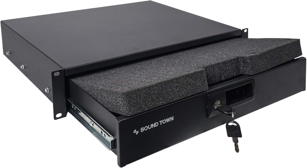 19-inch 3U Locking Rack Drawer with Protection Foam O1497
