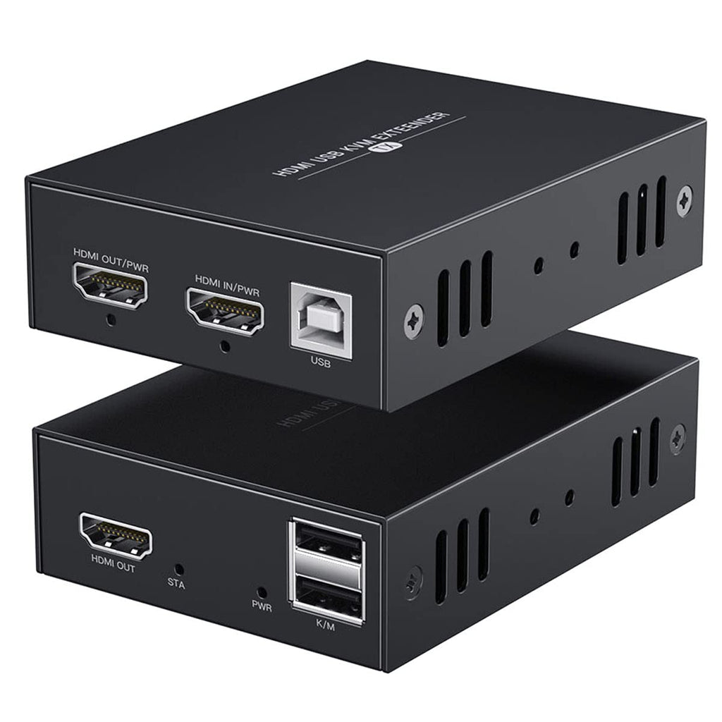 HDMI KVM USB Extender 1080P Over Cat5e/6 Ethernet Cable 50m Pack of 2 F43219