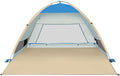 Large Pop Up Beach Tent 4 Person Anti-UV Sun Shelter Pack of 2 O76541