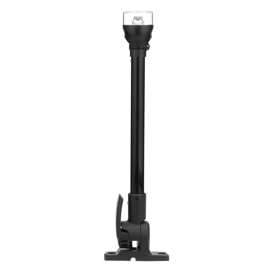 12" 2NM LED All-Round Fold-Down Light with Black Composite Pole O428
