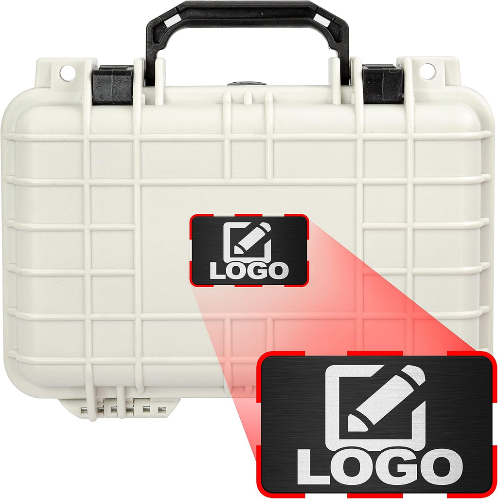 Black Waterproof Hard Case with Foam 11.6 Inch 8.3 Inch 3.8 Inch W237518