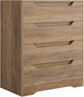 4 Drawer Wood Dresser with Storage H666791