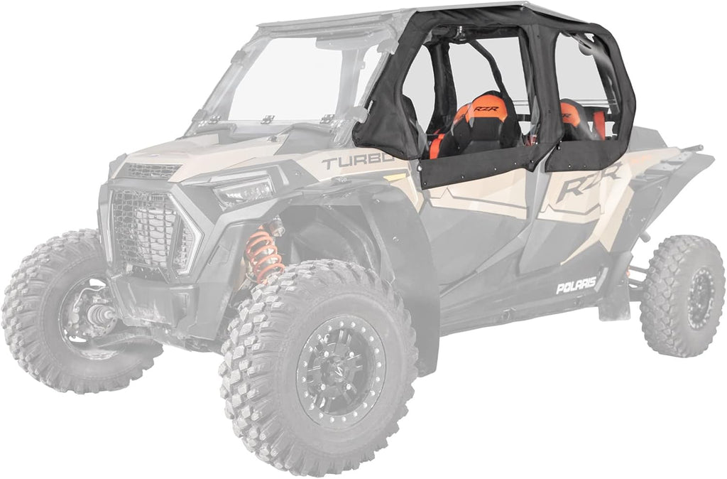 Soft Cab Enclosure Upper Doors with Rear Clear Windshield C64869
